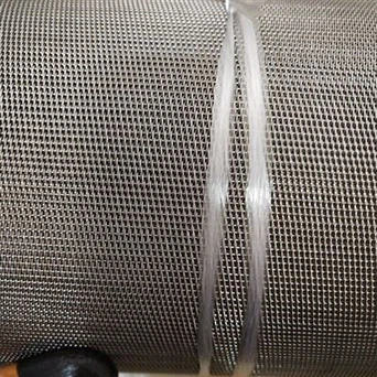 What is the aging property of perforated metal mesh?